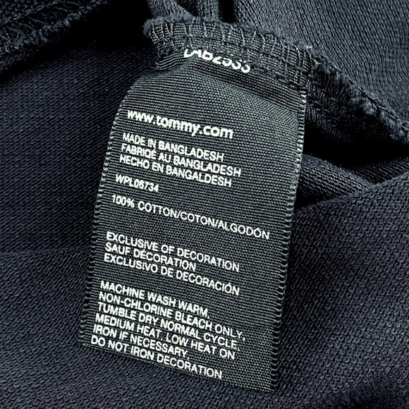 TOMMY HILFIGER • Navy Blue Classic Short Sleeve Polo Shirt - Picture 11 of 16